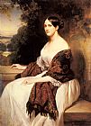 Franz Xavier Winterhalter Portrait of Madame Ackerman, the wife of the Chief Finance Minister of King Louis Philippe painting